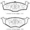 SEAT INCA- 97/03; ÖN FREN BALATASI (DİSK) (141,6X50X18,80/141,6X47,4X18,80) (BRAMAX) 1JH0698151B