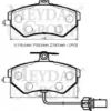 AUDI A4- 05/08; ÖN FREN BALATASI 1,6/1,8T/1,9TDI/2,0/2,0TFSI (2KABLOLU)DİSK)(119,4X69,5X19)(BRAMAX) 8E0698151B