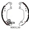 CITROEN SAXO- 00/03; ARKA FREN PABUCU (90X31,50) (BRAMAX) 4241.L3