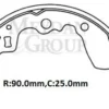 SUZUKI SWIFT- SD/HB- 97/04; ARKA FREN PABUCU (90X25) (DAIWA) 53200-60821