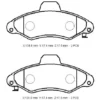 FORD ESCORT- 90/94; ÖN FREN BALATASI (DİSK) (131X57,4X17,5) (BRAMAX) 94AB2K021AB