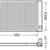 RADYATÖR DRM50123 COROLLA-AURIS (07>) 1.4 D-4D