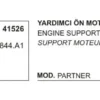 MOTOR TAKOZU ÖN 41526 P206 PARTNER YARDIMCI 1844.A1