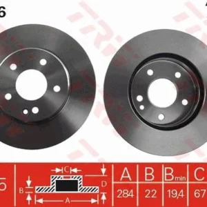DİSK FREN AYNASI ÖN 561697J MERCEDES