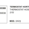 TERMOSTAT HORTUMU 35388 DKS