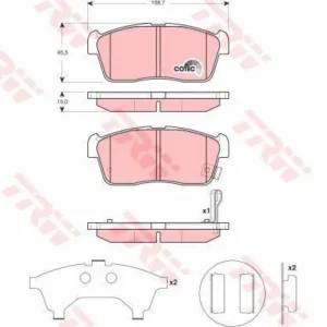 DİSK BALATA ÖN GDB3276 SUZUKI IGNIS (00-03)