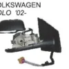 AYNA SOL VM194EHAL POLO  (02-) ELEKTRİKLİ ISITMALI KESİK CAM