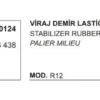 VİRAJ DEMİR LASTİĞİ 10124 R12 KESİK 7700503438