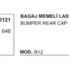 BAGAJ MEMELİ LASTİĞİ 10121 R12 7700523646