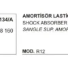 AMORTİSÖR LASTİĞİ ÜST 10134A R12 7700558160