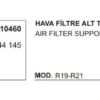HAVA FİLTRE ALT TAKOZU 10460 R19 R21 7700744145