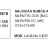 SALINCAK BURCU ARKA 10816 LAGUNA-II TRAFIK 8200002868 8200026654