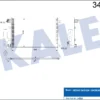 KLİMA RADYATÖRÜ 345265 QASHQAI (J10 JJ10) 1.6 07-> (KURUTUCU İLE)