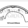 MITSUBISHI LANCER- GOLD- 84/87; ARKA FREN PABUCU (101X35) (DAIWA) MB238881