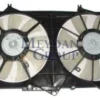 TOYOTA CAMRY- 01/04; RADYATÖR VE KLİMA FAN DAVLUMBAZI ÇİFTLİ KOMPLE (9+7 KANAT) 16363-0A180