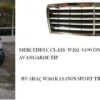 MERCEDES C CLASS- W202- 93/99; ÖN PANJUR NİKELAJLI/SİYAH (9 ÇITALI) AVANGARDE TİP (TW) 2028800383