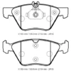 MERCEDES E CLASS- W211- 03/06; ÖN FREN BALATASI(KABLOSUZ)DİSK(155,3X69,3X19,4/156,4X63,9X19,4)BRAMAX A0044200720