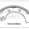 HYUNDAI EXCEL- 90/91; ARKA FREN PABUCU (101X35) (DAIWA) MB238881