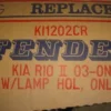 KIA RIO- II- 03/05; ÖN ÇAMURLUK DELİKLİ SAĞ BAND DELİKSİZ (TW) 66321-FD210