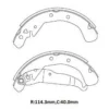 OPEL ZAFIRA- 99/04; ARKA FREN PABUCU 1,6/1,8/2,0 (114,3X40)(FMK) 1605064
