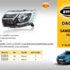 FAR SAĞ 404536 LOGAN MCV SANDERO (17->) (LEDLİ) MOTORSUZ*