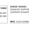 EKSOZ TAKOZU 10482 CLIO-II KANGO 7700424341 7700424340