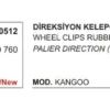 DİREKSİYON KELEPÇE LASTİĞİ 10512 KANGO 7701470760