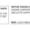 BURGULU MOTOR TAKOZU 10476 CLIO-II KANGO R19 MEGANE-I DACIA LOGAN